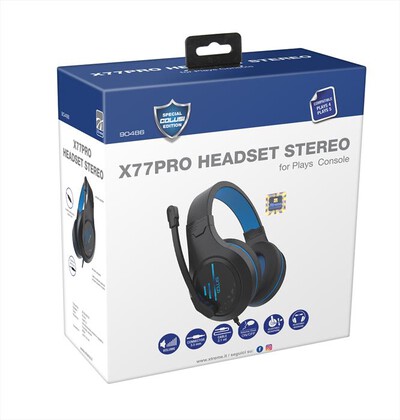 XTREME - X77PRO HEADSET STEREO PS5 - NERO/BLU