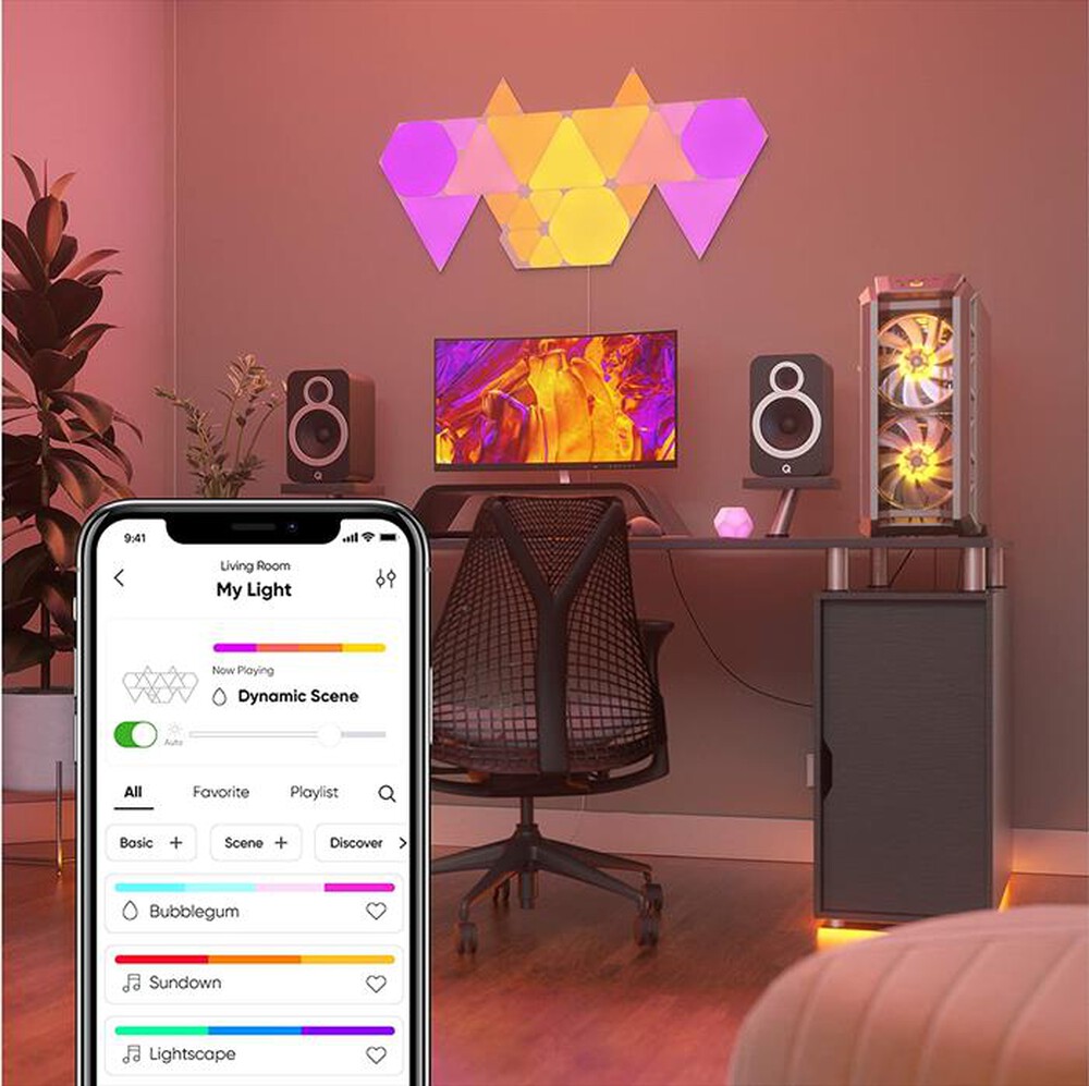 Immagine del prodotto NANOLEAF - SHAPES TRIANGLES 7 PANNELLI