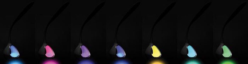 "MEDIACOM - Lampada LED charger USB 2.1A e luci d’atmosfera-Bianco"