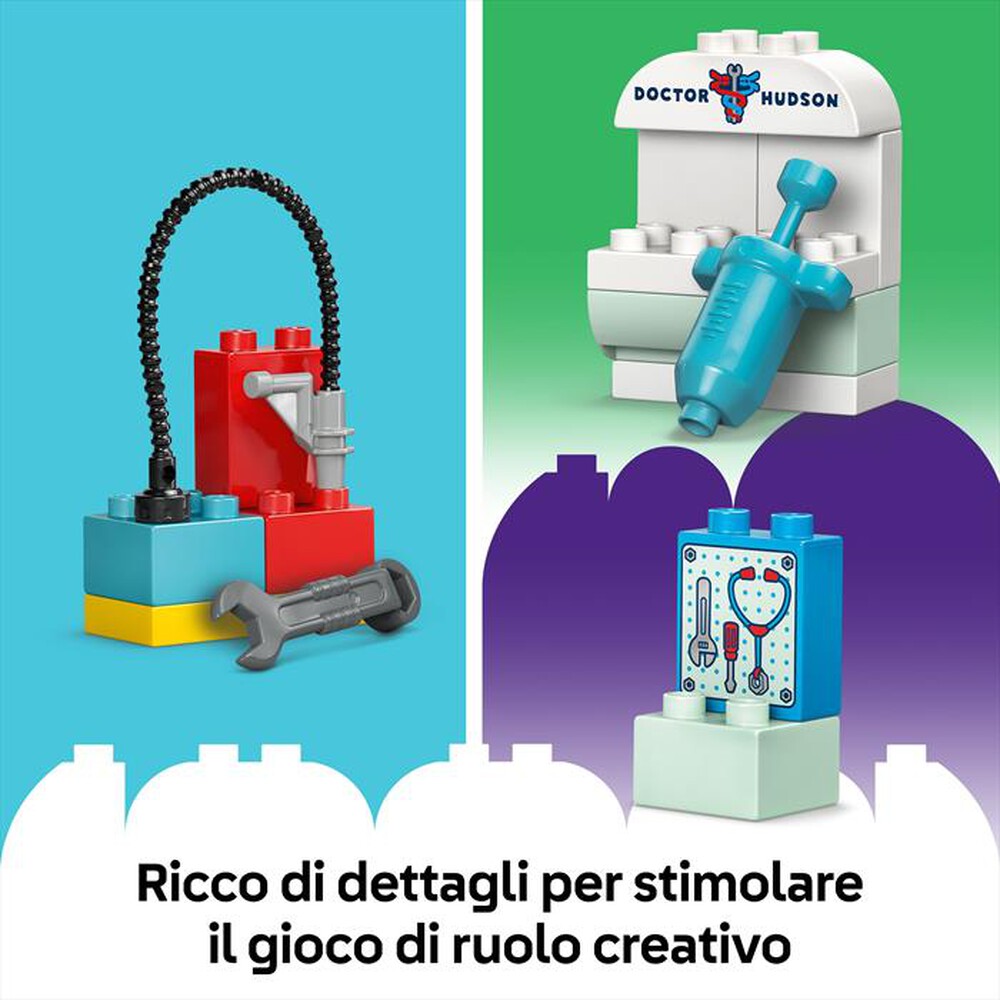 Immagine del prodotto LEGO - DUPLO Visita di McQueen all&rsquo;officina di Doc 10456