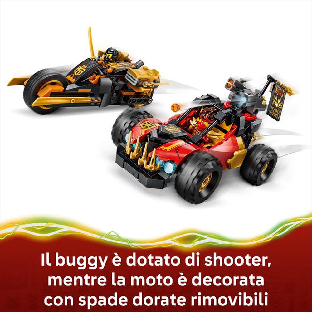 Immagine del prodotto LEGO - Veicoli combinati di Kai e Cole - 71864