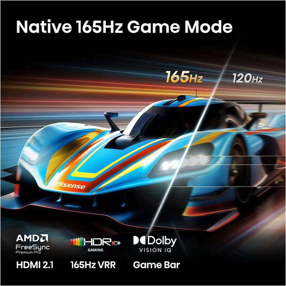 Immagine del prodotto HISENSE - Smart TV Mini LED 4K 100" 100U7SE-NERO