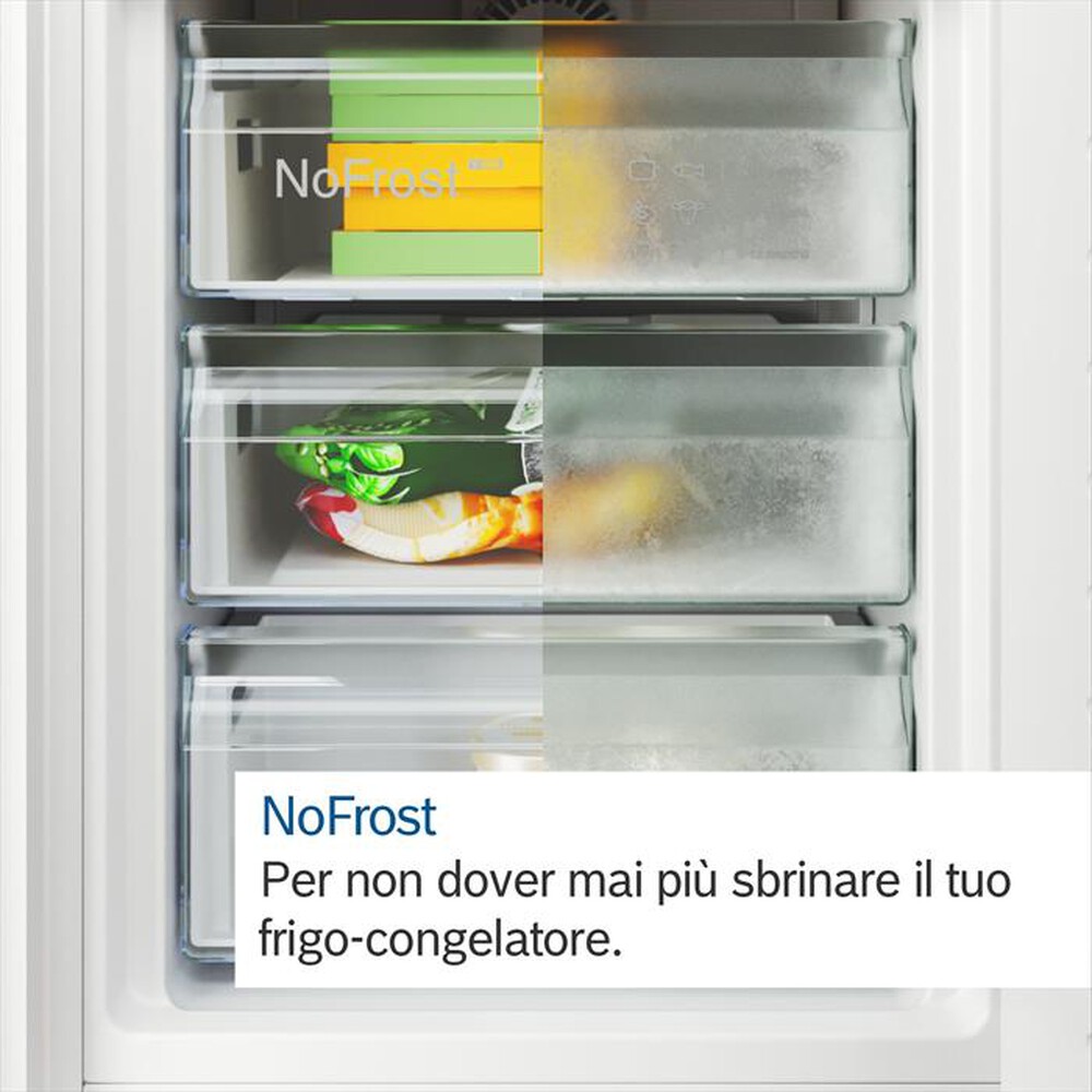 "BOSCH - Frigorifero combinato KGN497WDF Classe D 440 lt-Bianco"