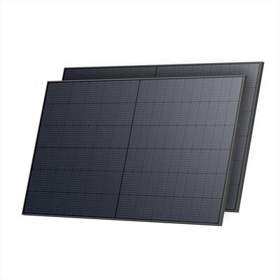 ECOFLOW - PANNELLO SOLARE 2X520W RIGIDO-Nero