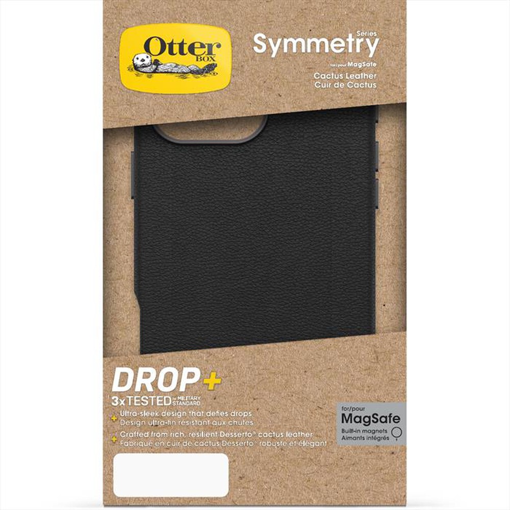 "OTTERBOX - SYMMETRY CACTUS LEATHER CUSTODIA IPHONE 16 PRO MAX-Nero"