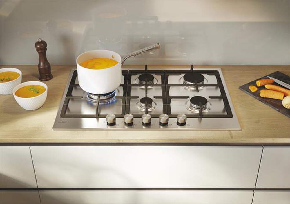 Immagine del prodotto CANDY - Piano cottura gas CHG7WL4WTX 74,5 cm-Acciaio inox