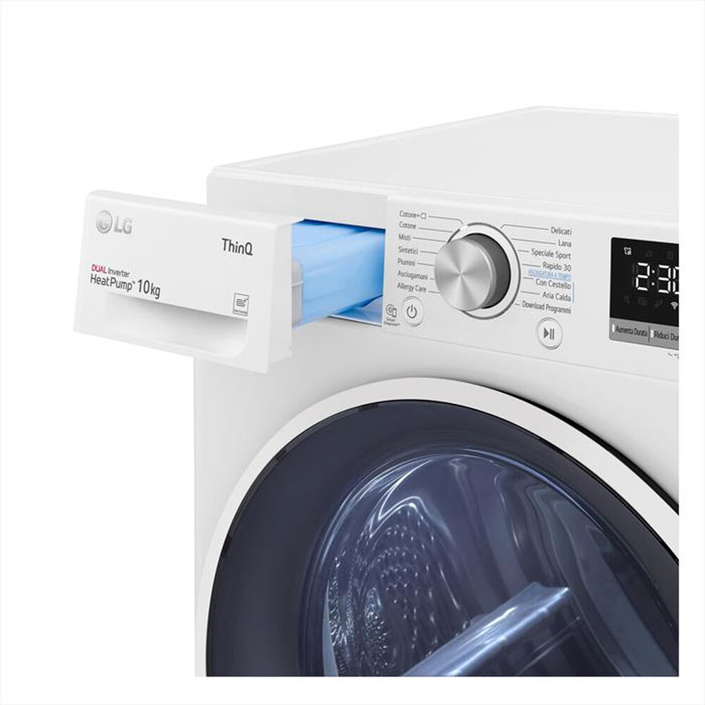 "LG - Asciugatrice RH10V9AV4W - 10 Kg - A+++-Bianco"