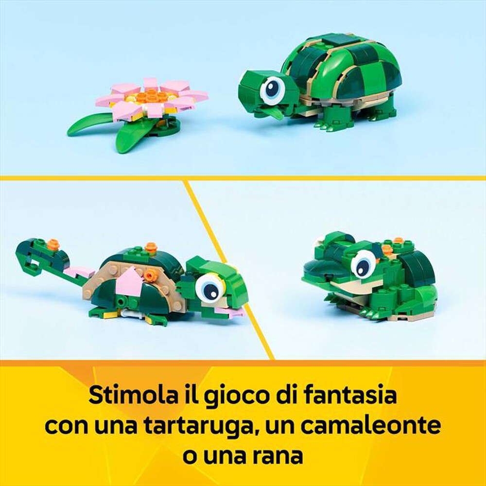 Immagine del prodotto LEGO - CREATOR 3IN1 Tartaruga con fiore di ninfea - 31377