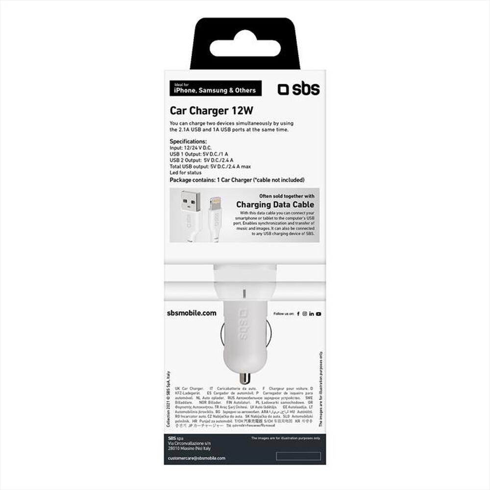 "SBS - TECR2USB24AWFAST-BIANCO"