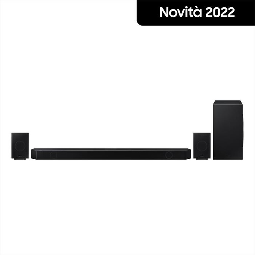"SAMSUNG - Soundbar HW-Q990B/ZF 11.1.4 CANALI 656W 2022-Black"