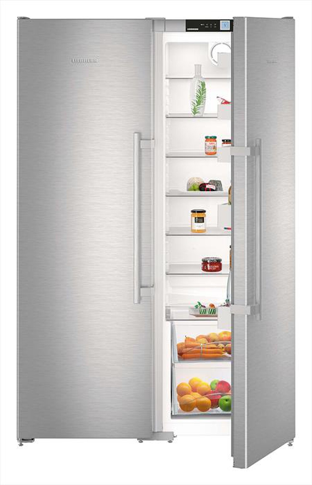 "LIEBHERR - Frigorifero side by side SBSEF 7242-22 Classe F-Acciaio"