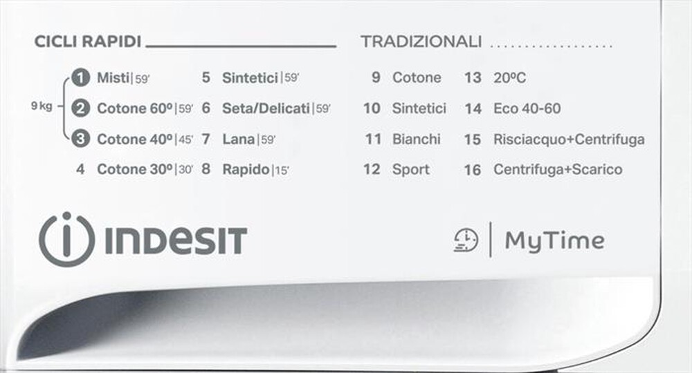 "INDESIT - Lavatrice MTWE 91285 W IT 9 Kg Classe B"
