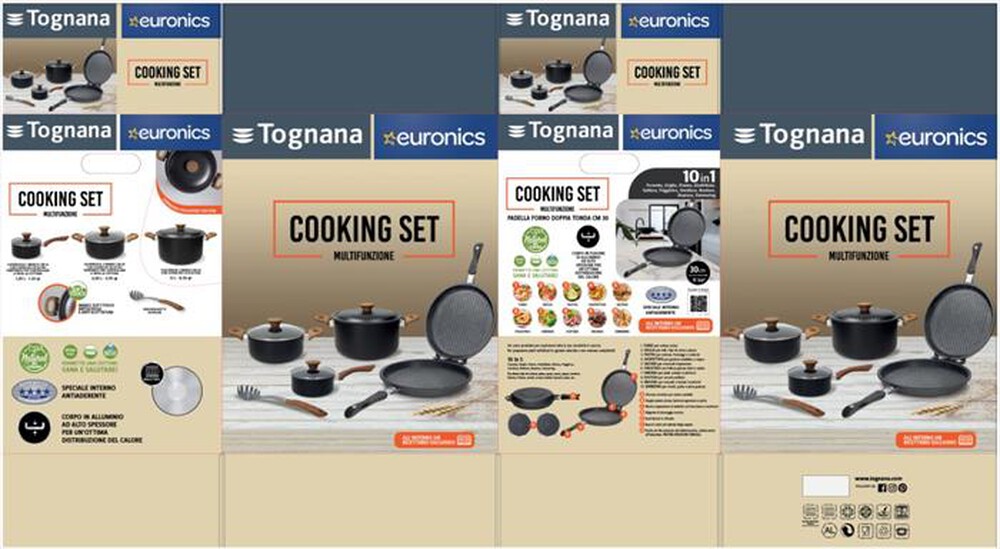"TOGNANA - SET PASTA COOKING EURONICS  GRANCUCI PAST"