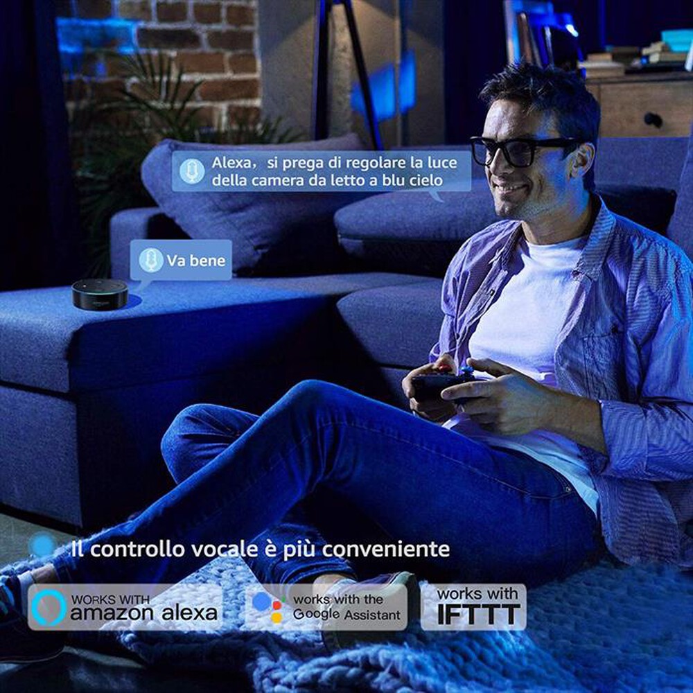 Immagine del prodotto WOOX - SMART LED SPOTLIGHT GU10, RGBW, 4.5W, 2700K-Bianco