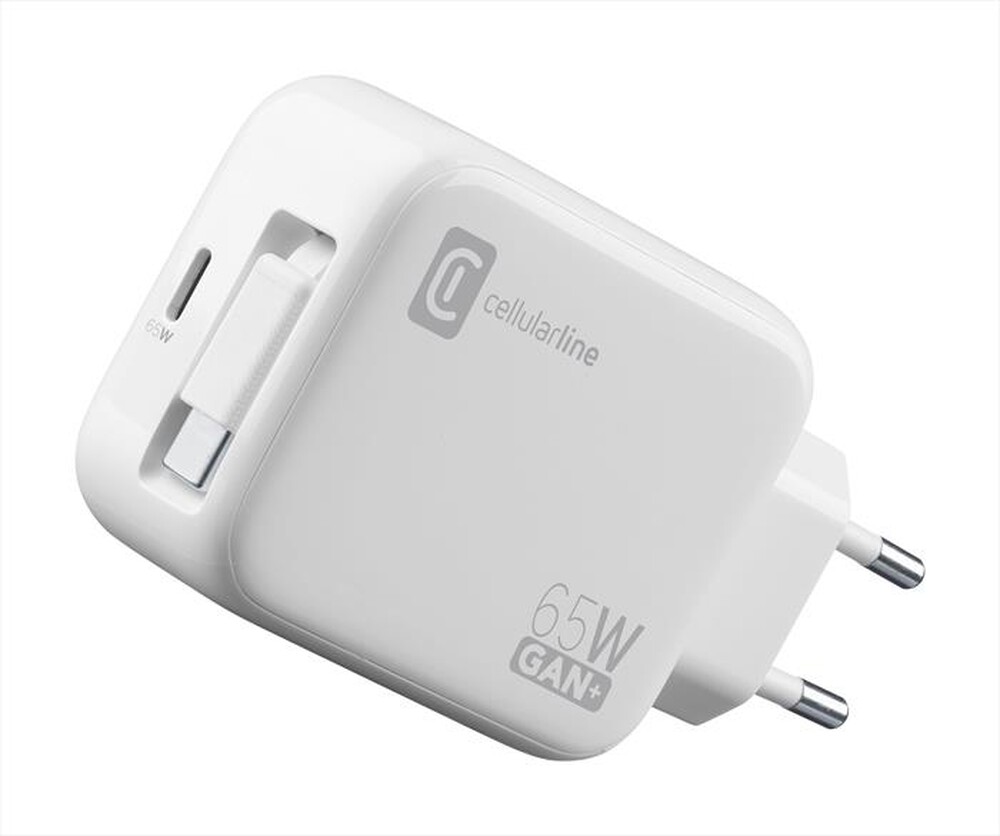 Immagine del prodotto CELLULARLINE - RETRACTABLE POWER 65W-Bianco