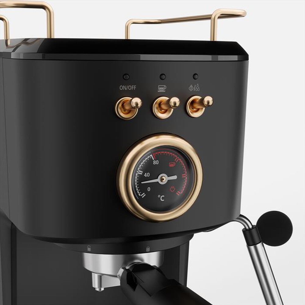 "PRINCESS - MACCHINA CAFFE' ESPRESSO 3 IN 1-Nero / Acciaio-Plastica"