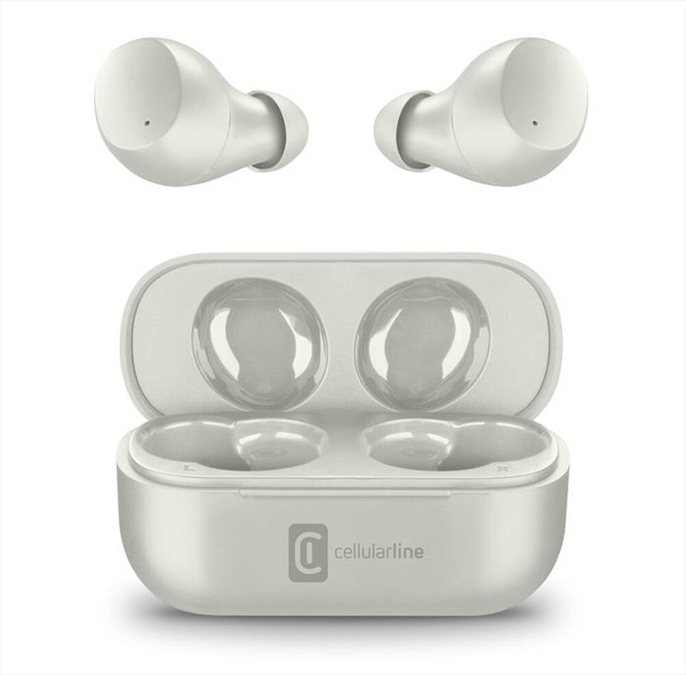 "CELLULARLINE - Auricolare bluetooth BTWINKTWSD-Grigio"