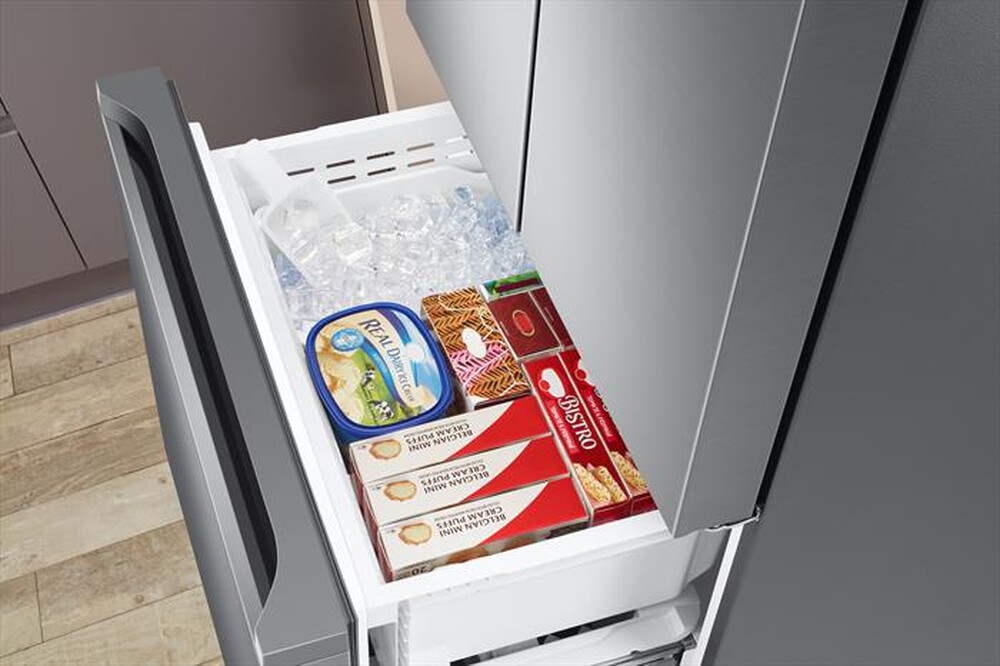 "SAMSUNG - Frigorifero 3 e più porte RF50A5202S9/ES Classe F-metal inox"