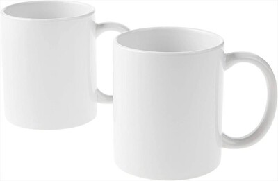 CRICUT - TAZZA BIANCA MUG 350ML - X2-Bianco