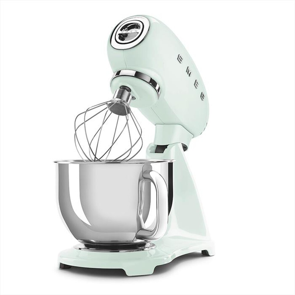"SMEG - Impastatrice SMF03PGEU Full Color 50's Style-Bianco lucido"