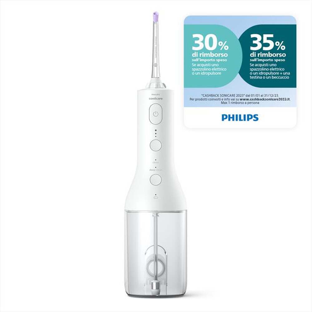 "PHILIPS - Idropulsore HX3806/31-Bianco"