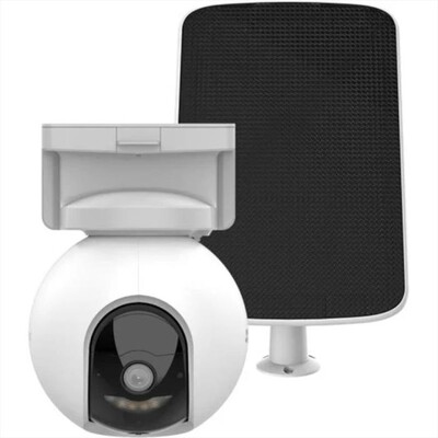EZVIZ - HB8+SOLAR PANEL F-Bianco
