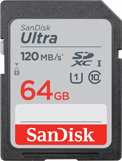 SANDISK - SANDISK ULTRA® SDXC™ UHS-I CARD 64GB