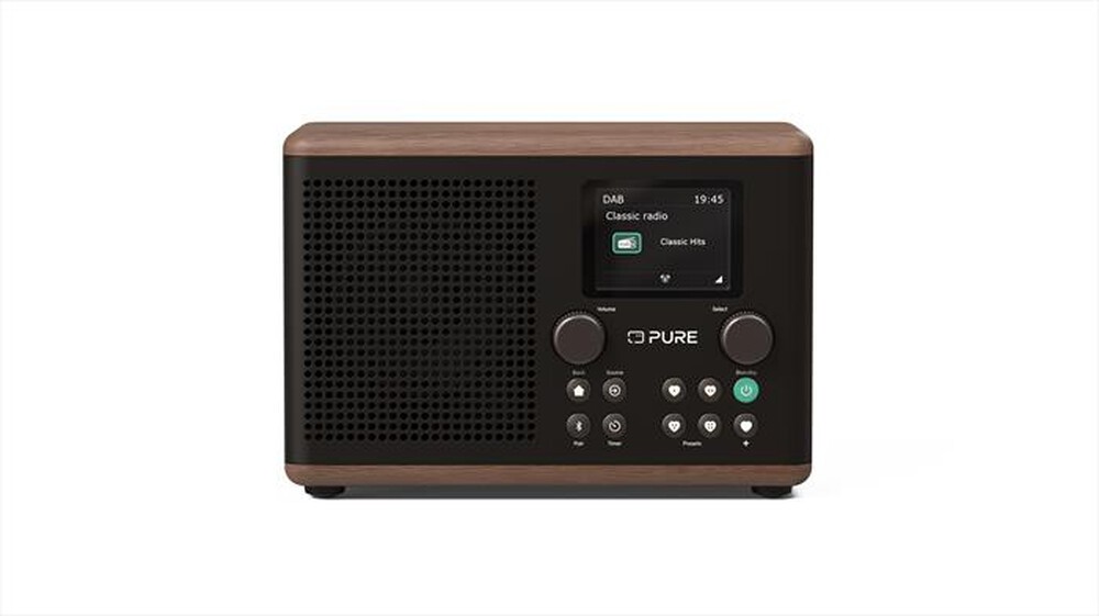 "PURE - Radio portatile 252983-Nero/Noce"