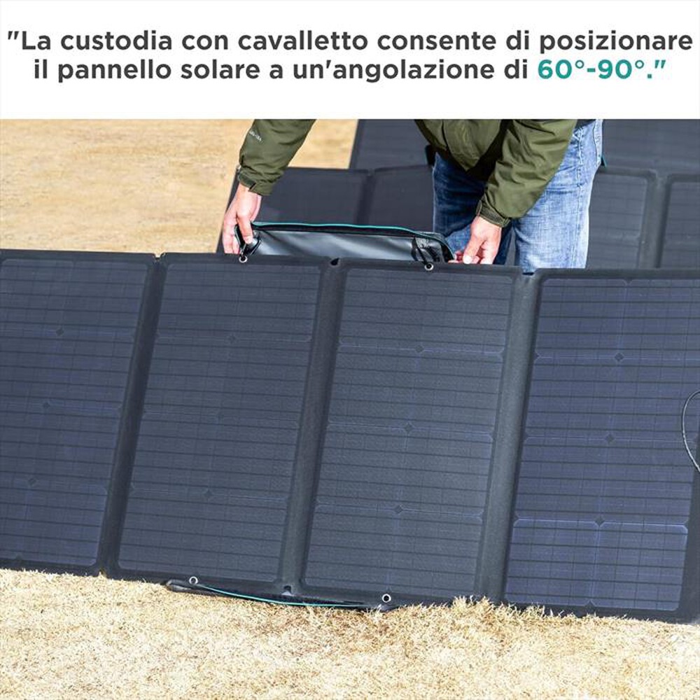 "ECOFLOW - Pannello solare portatile 160W-nero"