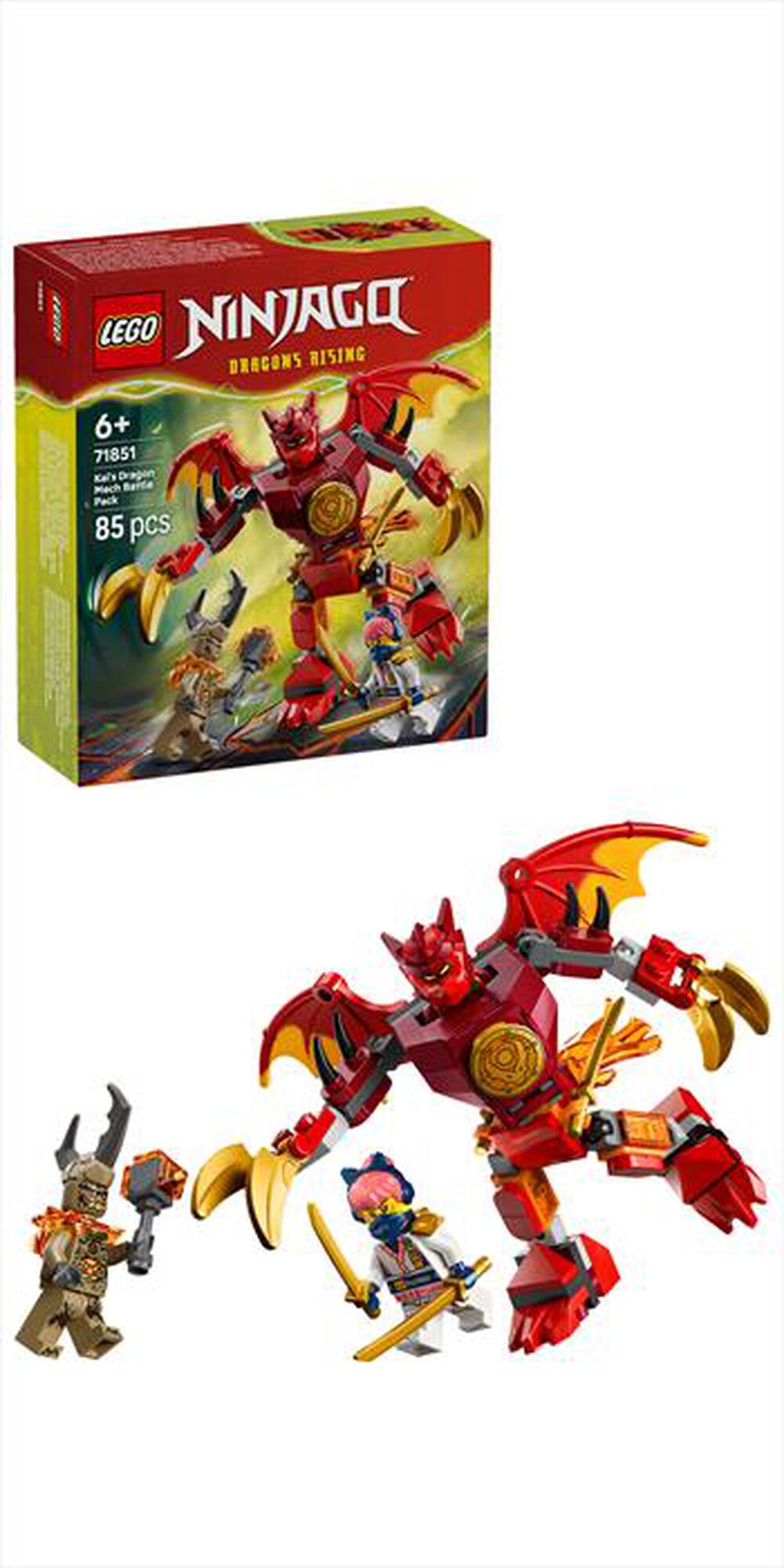 Immagine del prodotto LEGO - NINJAGO Battle Pack Mech Drago di Kai - 71851