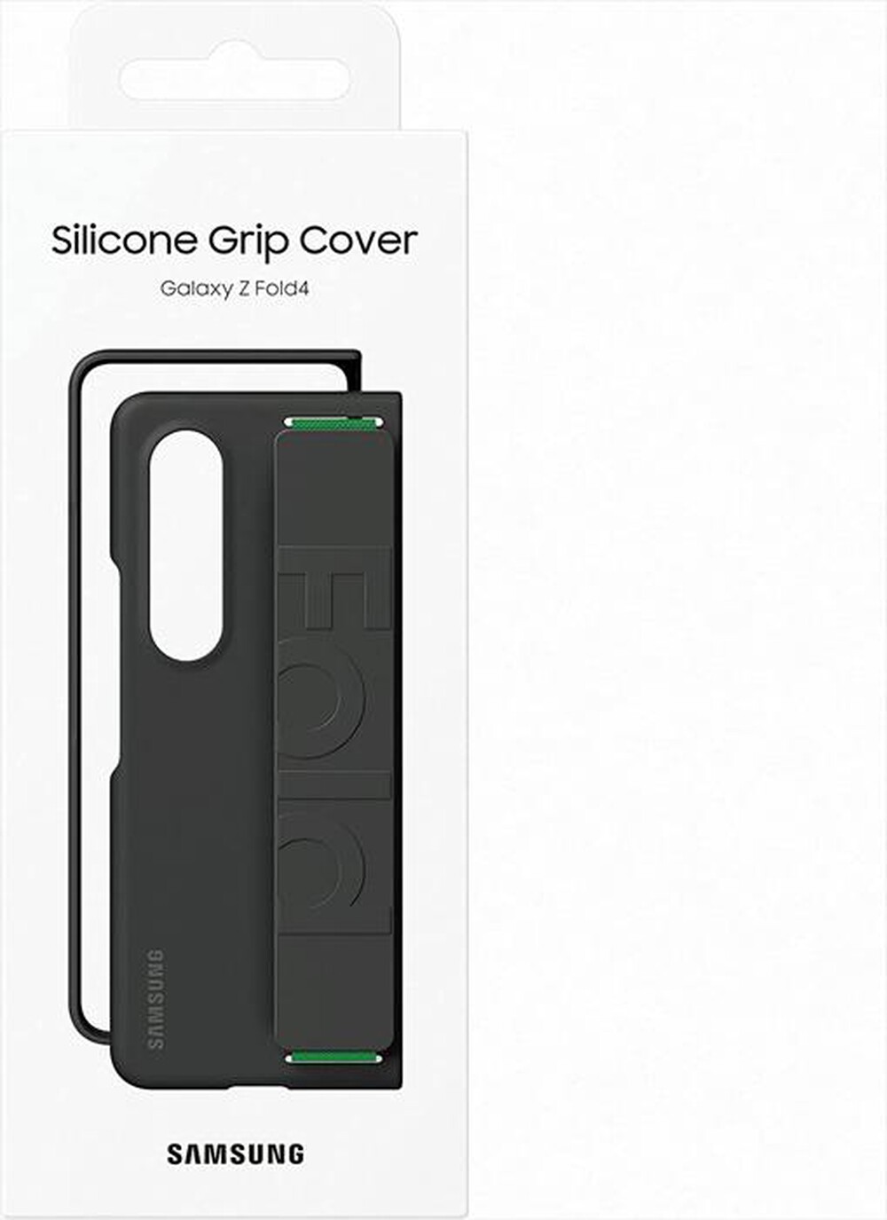 "SAMSUNG - Silicone Grip Cover Galaxy Z Fold 4-Nero"