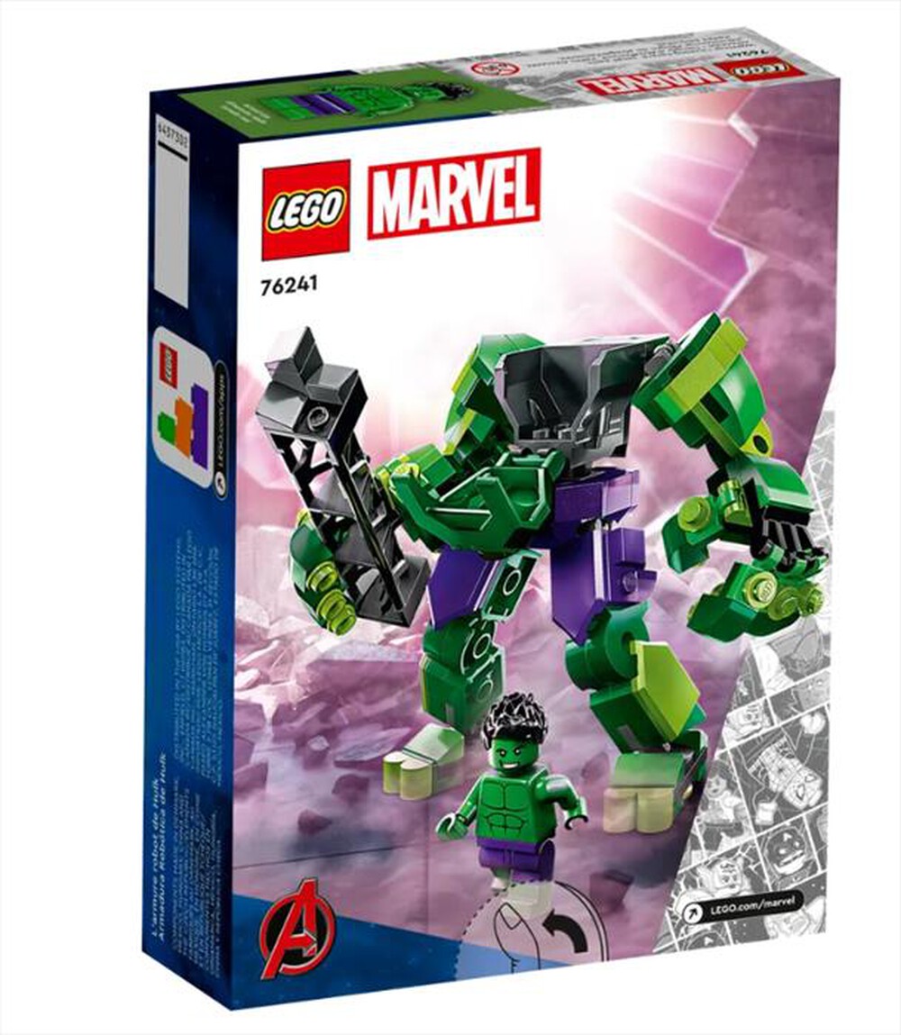 "LEGO - MARVEL ARMATURA MECH HULK - 76241-Multicolore"