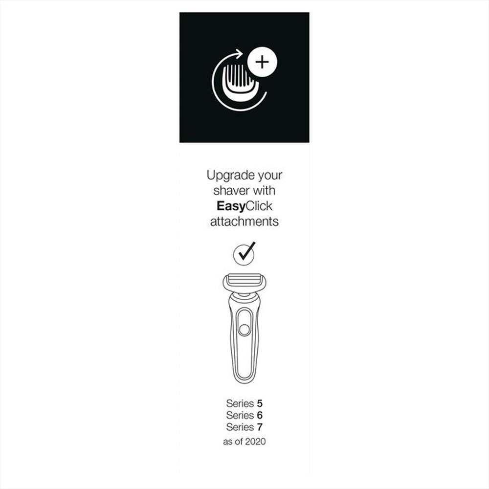 Immagine del prodotto BRAUN - EasyClick Accessorio Regolabarba-Nero
