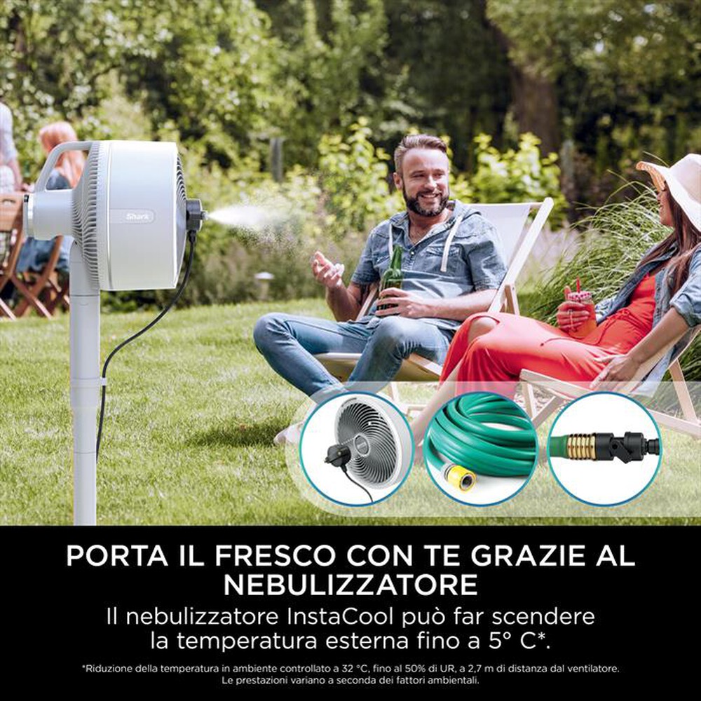 "SHARK - Ventilatore a piantana FLEXBREEZE FA220EU-Bianco"