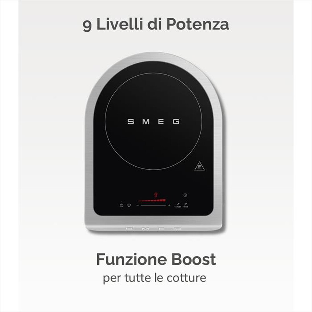 Immagine del prodotto SMEG - Piastra a induzione portatile PIC01BLMEU-Nero Opaco