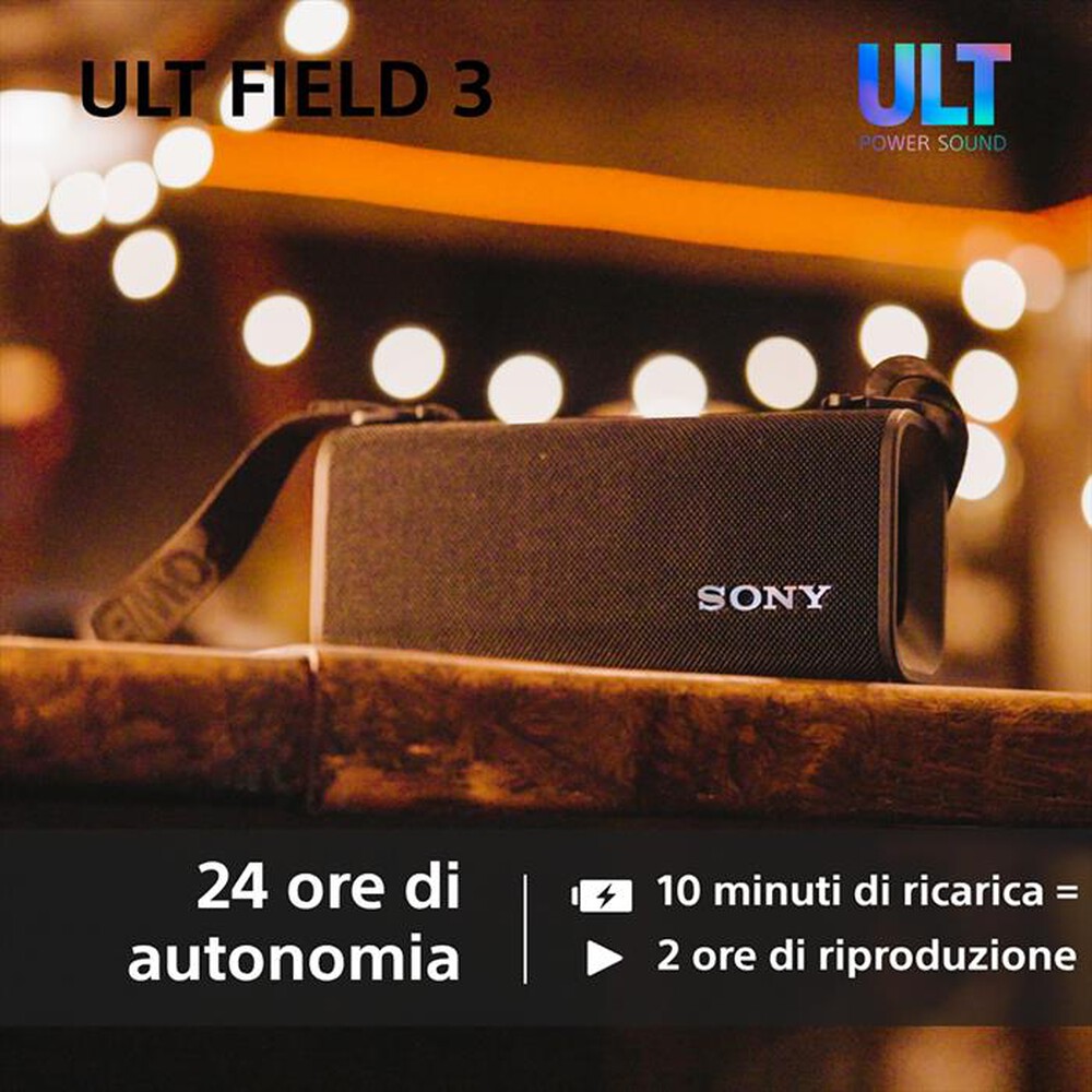 Immagine del prodotto SONY - Speaker portatile Wireless Bluetooth SRSULT30H.CE7-Forest Grey