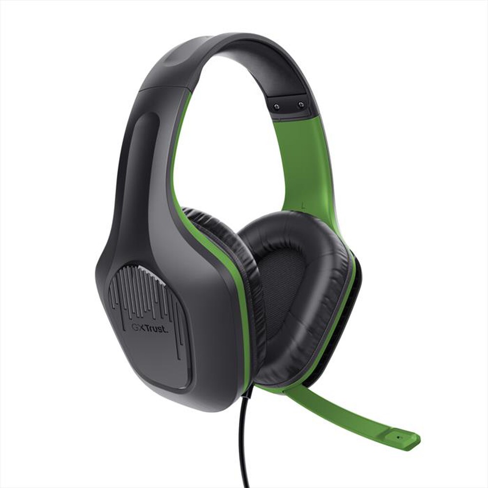 "TRUST - Cuffia gaming GXT415X ZIROX HEADSET XBOX-Black/Green"