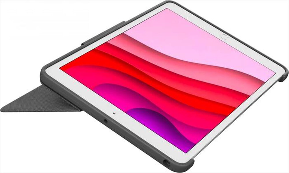"LOGITECH - Combo Touch iPad 7a gen-Grigio"