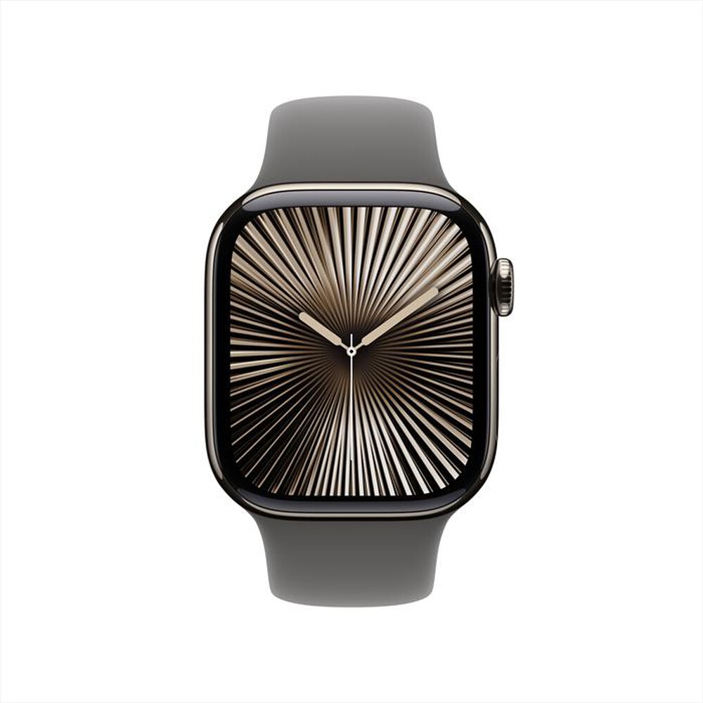 Immagine del prodotto APPLE - Watch Series 10 GPS + Cellular 42mm Titanio-Naturale - Sport Band Grey S/M