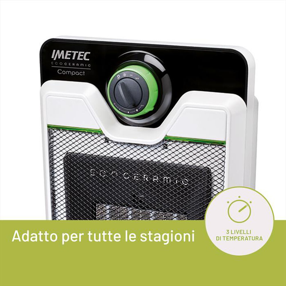 Immagine del prodotto IMETEC - Termoventilatore COMPACT-bianco e nero