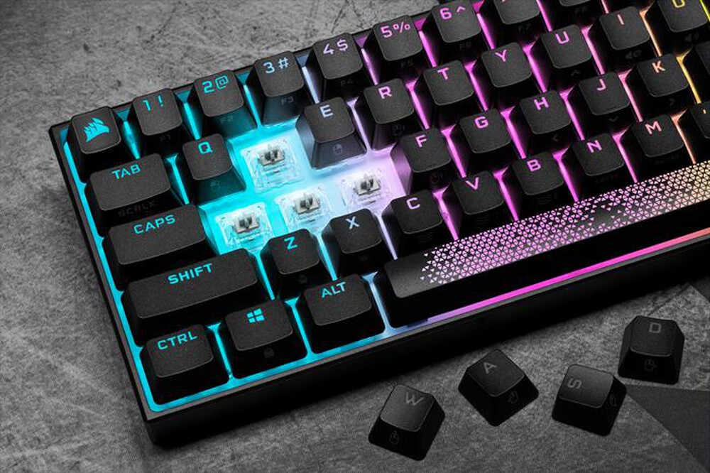 "CORSAIR - Tastiera K65 RGB MINI-Nero"