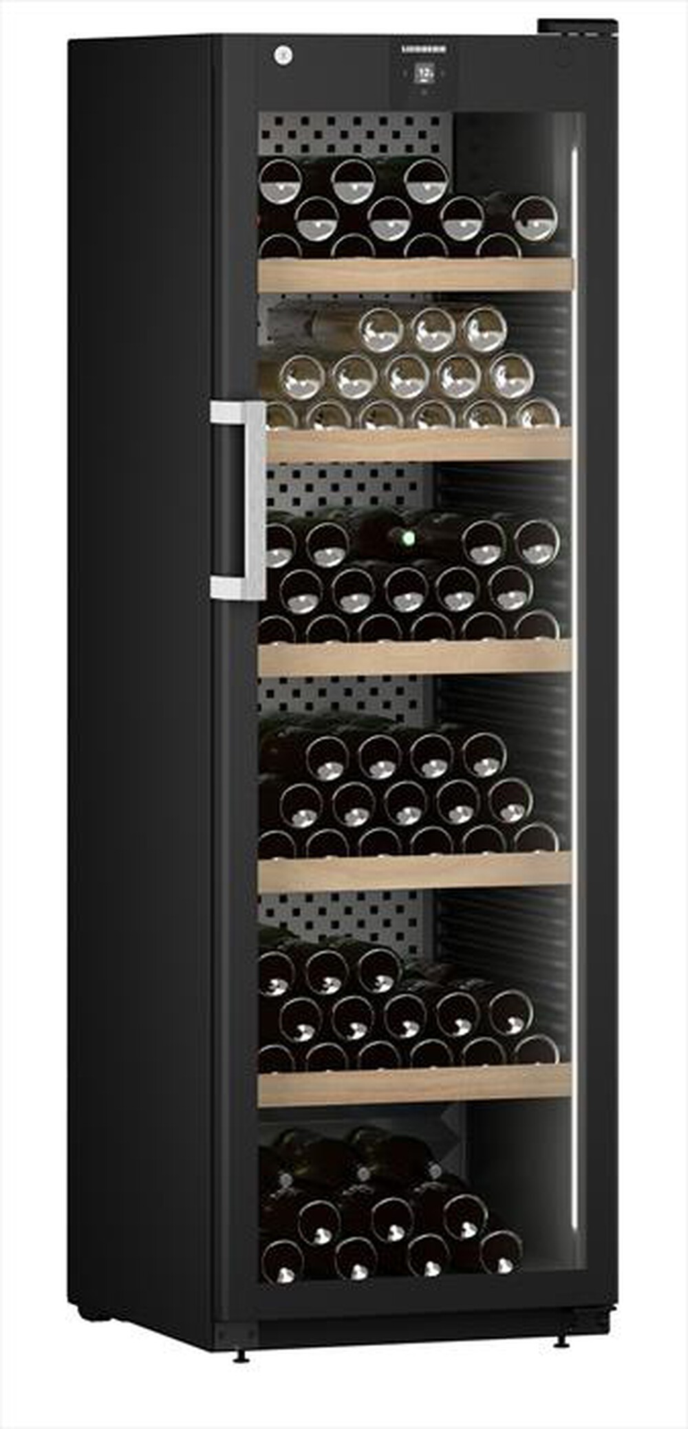 "LIEBHERR - Cantinetta WPBLI 5231-20 Classe F 229 bottiglie-Porta in vetro, telaio nero"