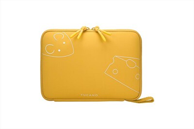 TUCANO - Pouch compatta COLLEZIONE TOPO-GIALLO
