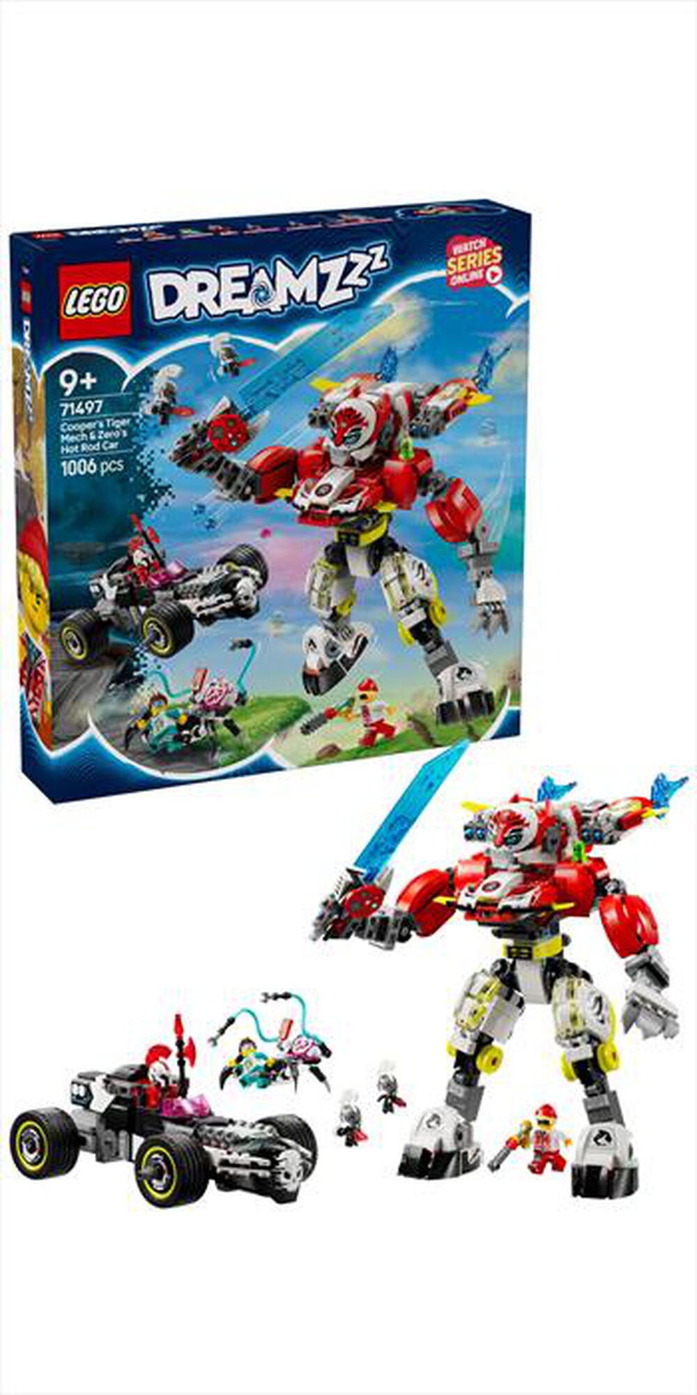 Immagine del prodotto LEGO - DREAMZzz Mech tigre Cooper e Bolide di Zero 71497