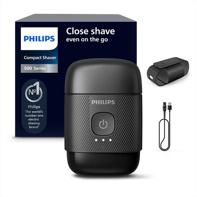 PHILIPS - RASOIO ELETTRICO SERIE 500 S591/05-Metallic Black
