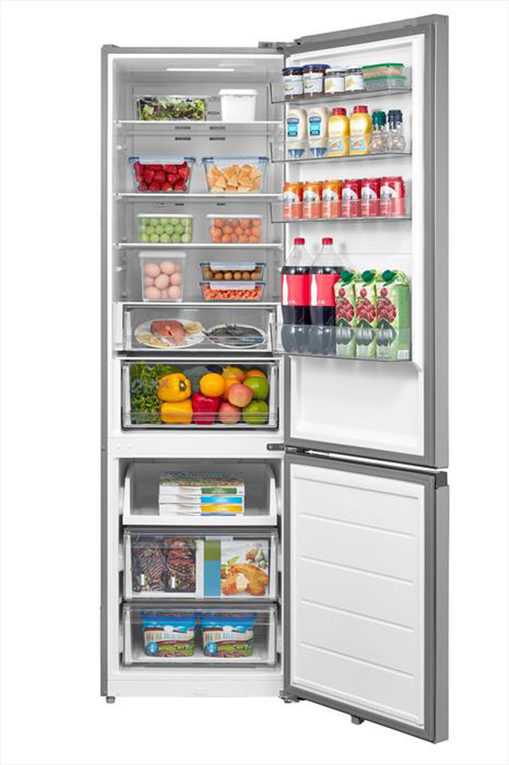 Immagine del prodotto MIDEA - Frigorifero combinato MDRB600MIC46 Classe C 442lt-Inox