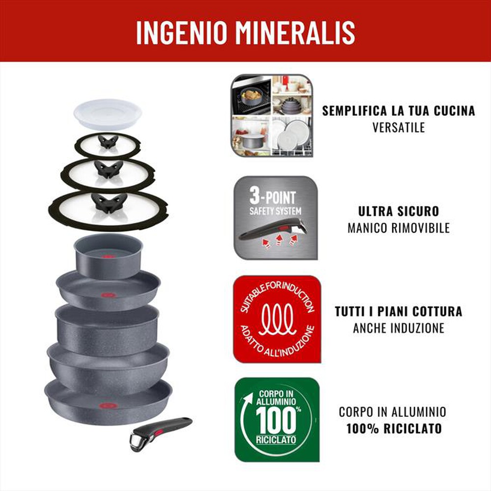 Immagine del prodotto LAGOSTINA - Ingenio Mineralis, Set 13 Pezzi