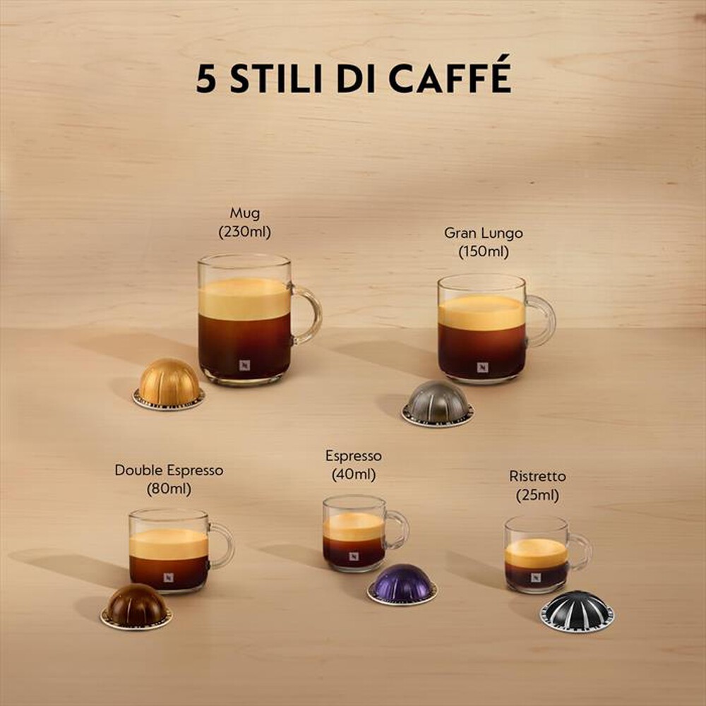 "KRUPS - Macchina da caffè VERTUO POP XN9205K Nespresso-RED"