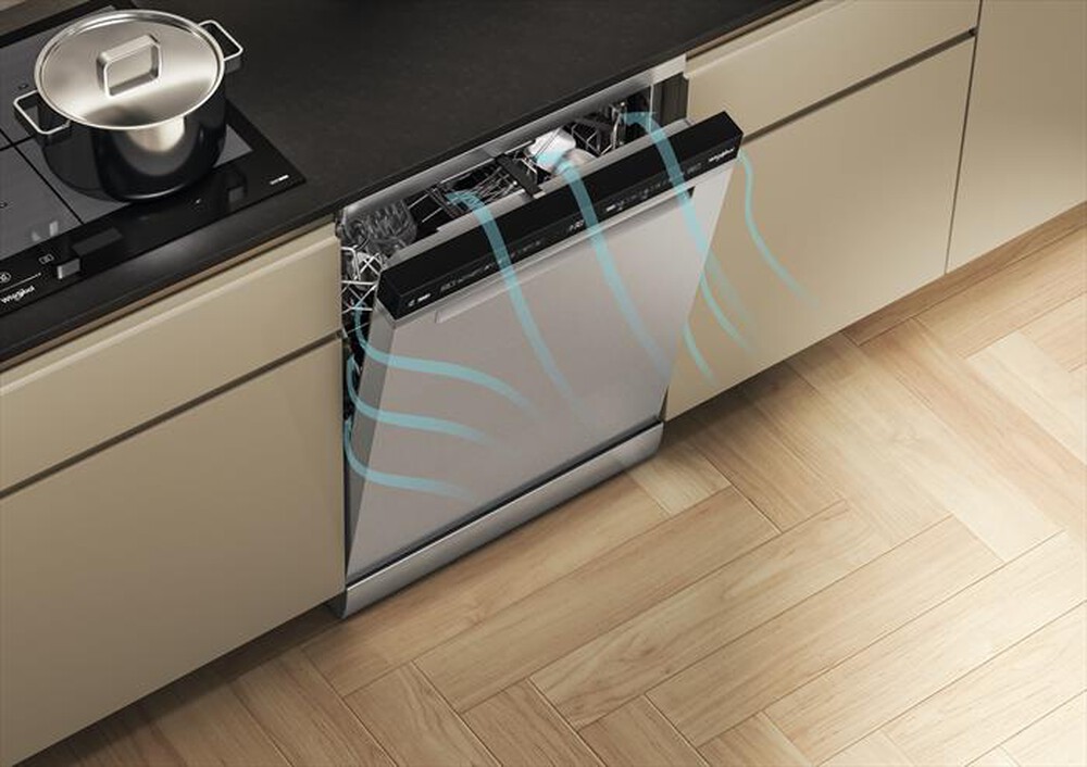 "WHIRLPOOL - Lavastoviglie MAXISPACE W7F HS51 X Classe B 15 cop-Stainless steel"