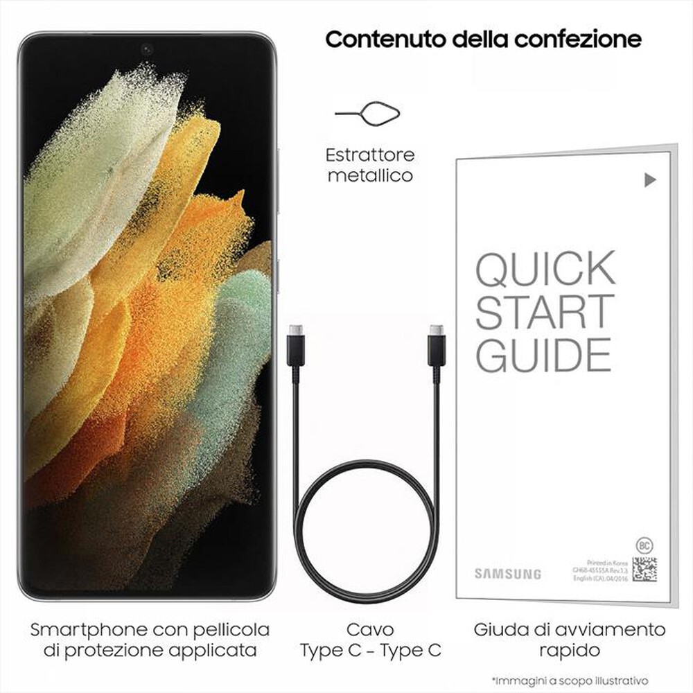 "SAMSUNG - GALAXY S21 ULTRA 5G 128GB-Phantom Silver"